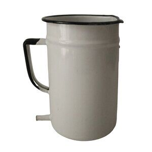 Vintage White Enamel #200  Surgical Irrigator